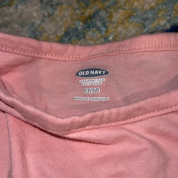 Old navy soft pink dress size 5T short sleeve - Picture 3 of 4